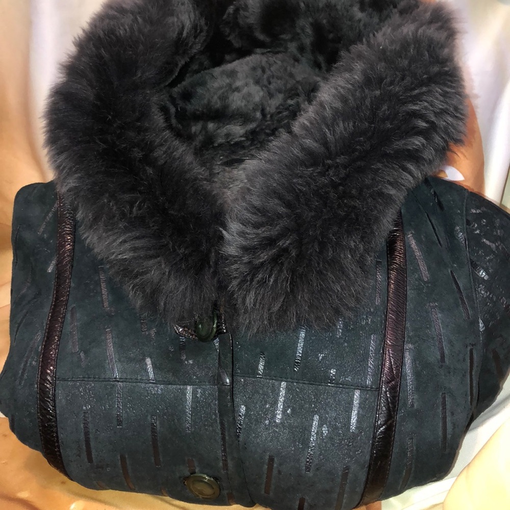 Designer shearling jacket